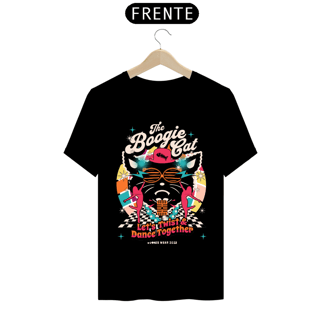 Camiseta Premium - The Boogie Cat - Preto