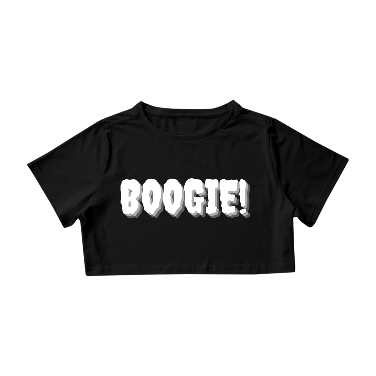 Nome do produto: Cropped - Boogie! - Logo - Preto