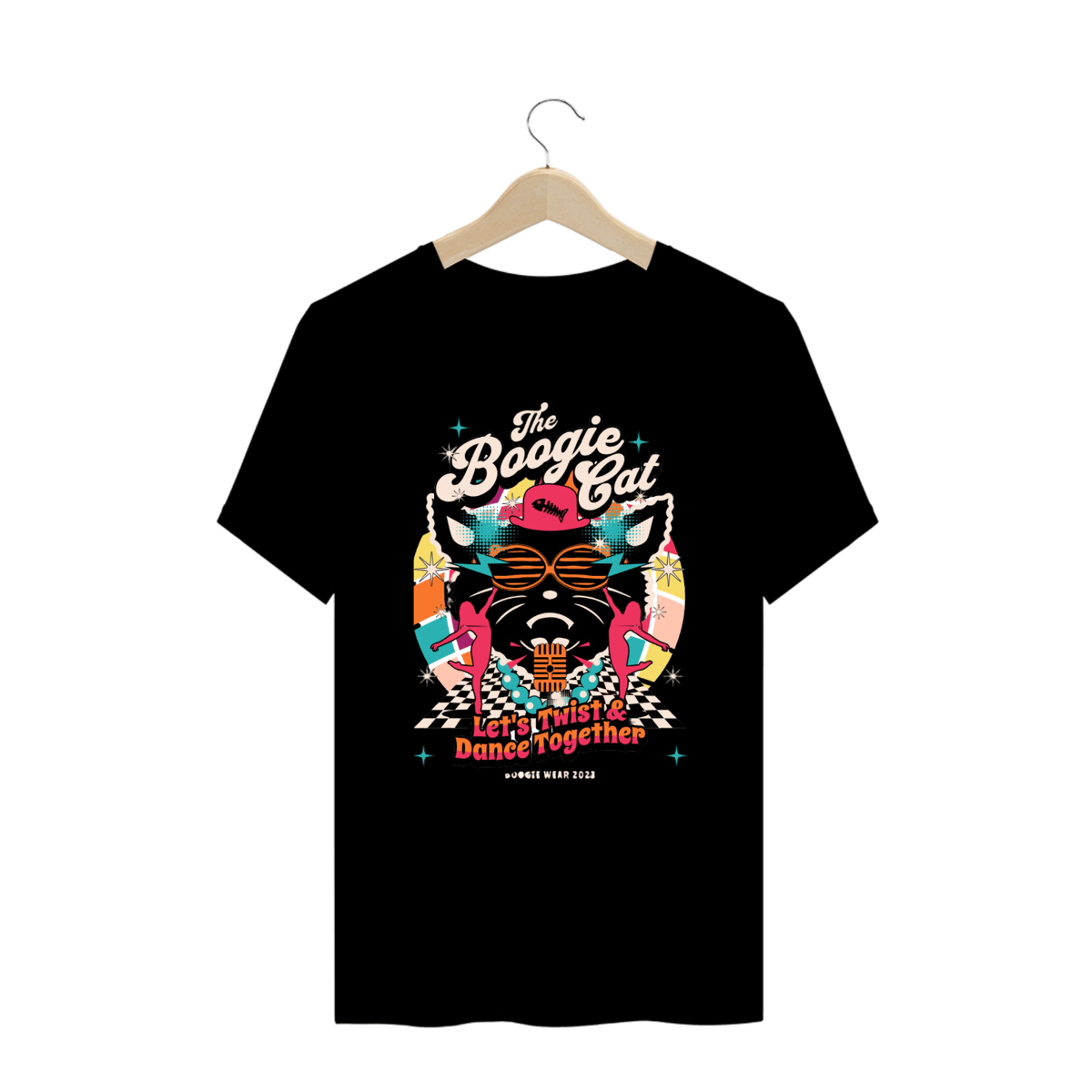 Nome do produto: Camiseta - The Boogie Cat - Plus Size