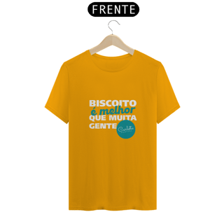 Nome do produto Camiseta Regular Carlota - Biscoito é melhor que muita gente