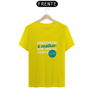 Nome do produto Camiseta Regular Carlota - Biscoito é melhor que muita gente