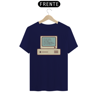 Nome do produto Camiseta Códigos no Computador - Tecnologia