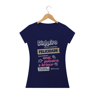 Nome do produto Camiseta Babylook Ronnelly - Dinheiro não compra