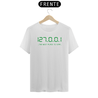 Nome do produto Camiseta 127.0.0.1 - Estampa Verde