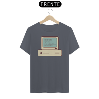 Nome do produto Camiseta Códigos no Computador - Tecnologia