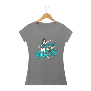 Nome do produto Camsieta Babylook - Happy Girls Are The Prettiest