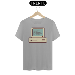Nome do produto Camiseta Códigos no Computador - Tecnologia