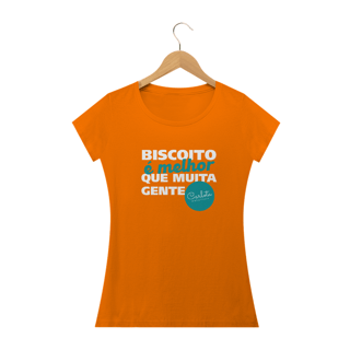 Nome do produto Camsieta Babylook Carlota - Biscoito é melhor que muita gente