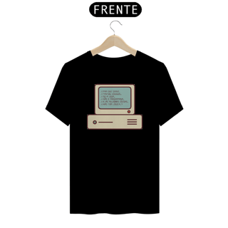 Nome do produto Camiseta Códigos no Computador - Tecnologia