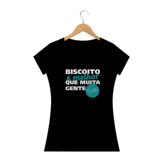 Nome do produto Camsieta Babylook Carlota - Biscoito é melhor que muita gente