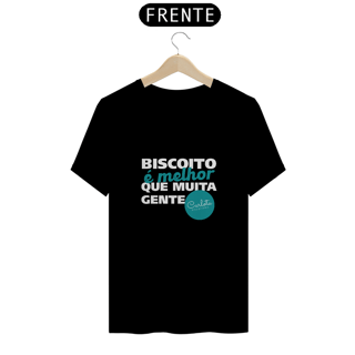 Nome do produto Camiseta Regular Carlota - Biscoito é melhor que muita gente
