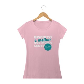 Nome do produto Camsieta Babylook Carlota - Biscoito é melhor que muita gente