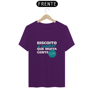 Nome do produto Camiseta Regular Carlota - Biscoito é melhor que muita gente