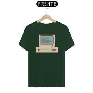 Nome do produto Camiseta Códigos no Computador - Tecnologia