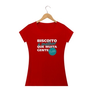 Nome do produto Camsieta Babylook Carlota - Biscoito é melhor que muita gente