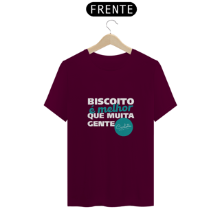 Nome do produto Camiseta Regular Carlota - Biscoito é melhor que muita gente