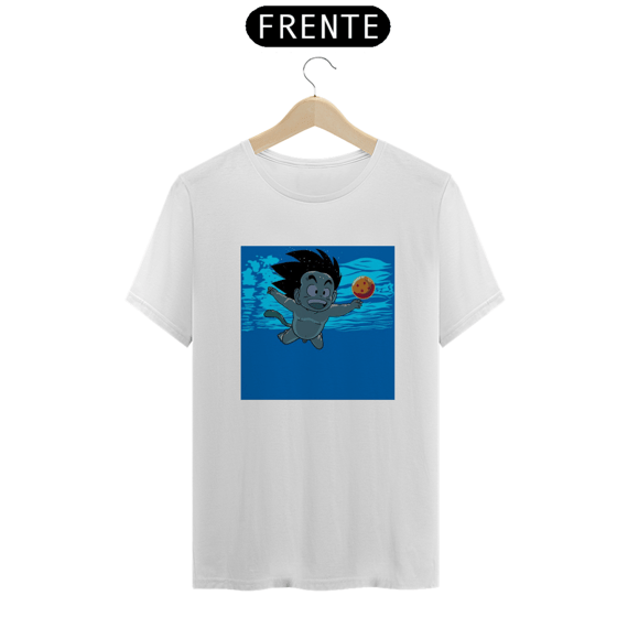 Camisa Anime Goku Nirvana Nadando 