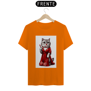 Nome do produto Camisa Gata Passando Batom