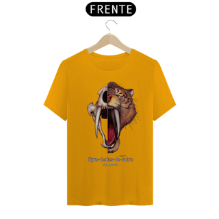 Nome do produto T-Shirt Classic caras Tigre-dentes-de-sabre