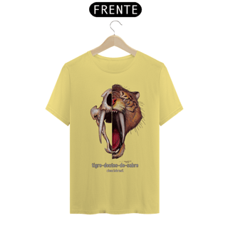 Nome do produto T-Shirt Estonada caras Tigre-dentes-de-sabre
