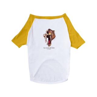 Nome do produto camisa pet dog caras Tigre-dentes-de-sabre