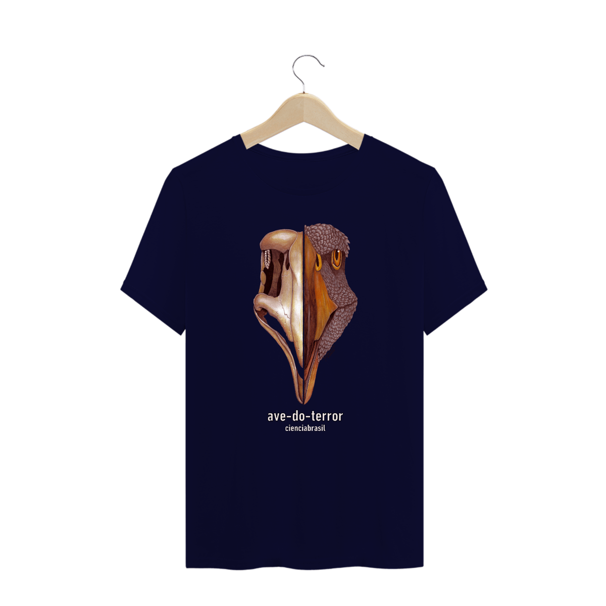 Nome do produto: T-Shirt Plus Size ave-do-terror