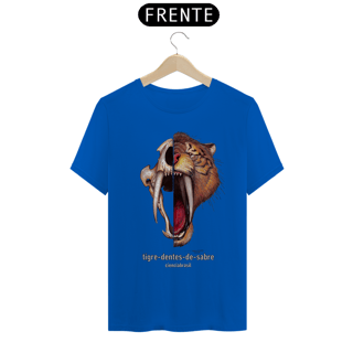Nome do produto T-Shirt Quality caras Tigre-dentes-de-sabre