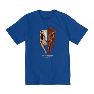 Nome do produto T-Shirt Quality Infantil (2 a 8) caras Velociraptor