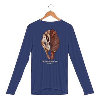 Nome do produto T-shirt manga longa Sport Dry UV Tiranossauro