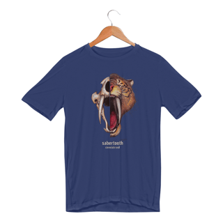 Nome do produto T-Shirt Sport Dry UV Tigre dentes-de-sabre