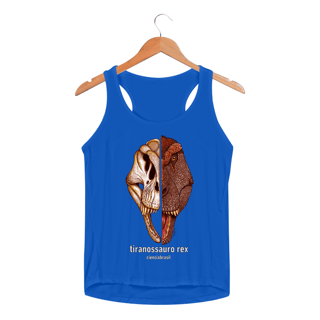 Nome do produto Regata Fem Sport Dry UV Tiranossauro