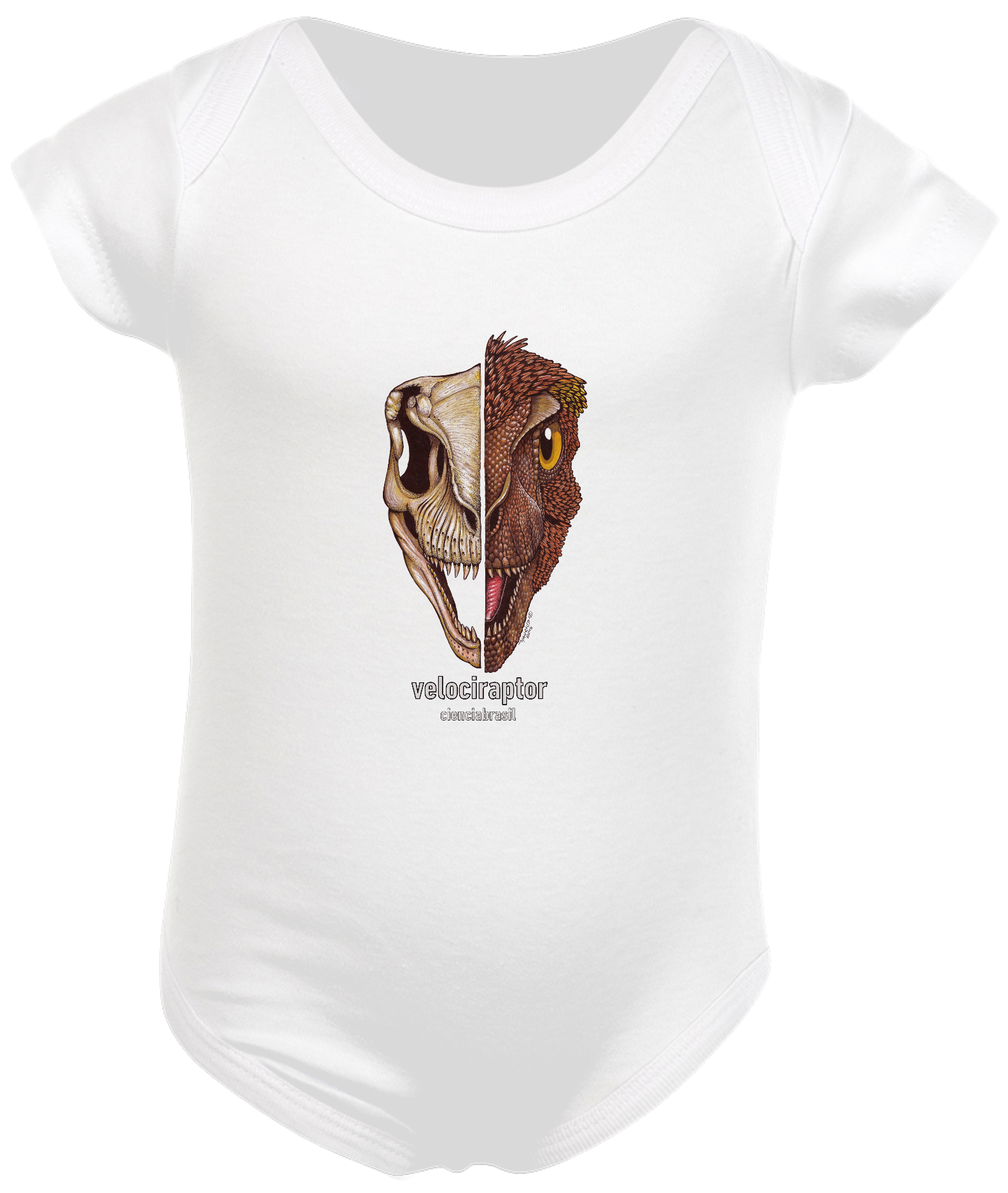 Body Infantil caras Velociraptor