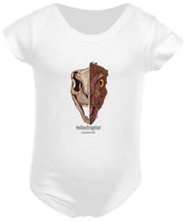 Body Infantil caras Velociraptor