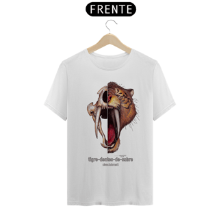 Nome do produto T-Shirt Classic caras Tigre-dentes-de-sabre