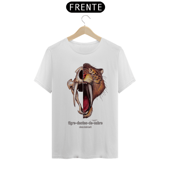 T-Shirt Classic caras Tigre-dentes-de-sabre