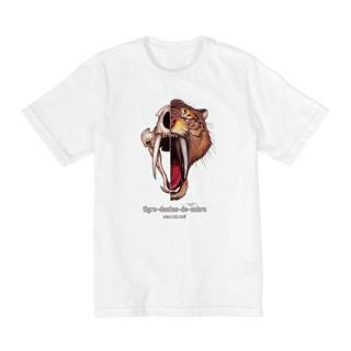 Nome do produto T-Shirt Quality Infantil (10 a 14) caras Tigre-dentes-de-sabre