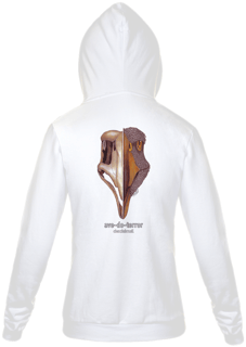 Nome do produto Moletom com zipper Unissex ave-do-terror