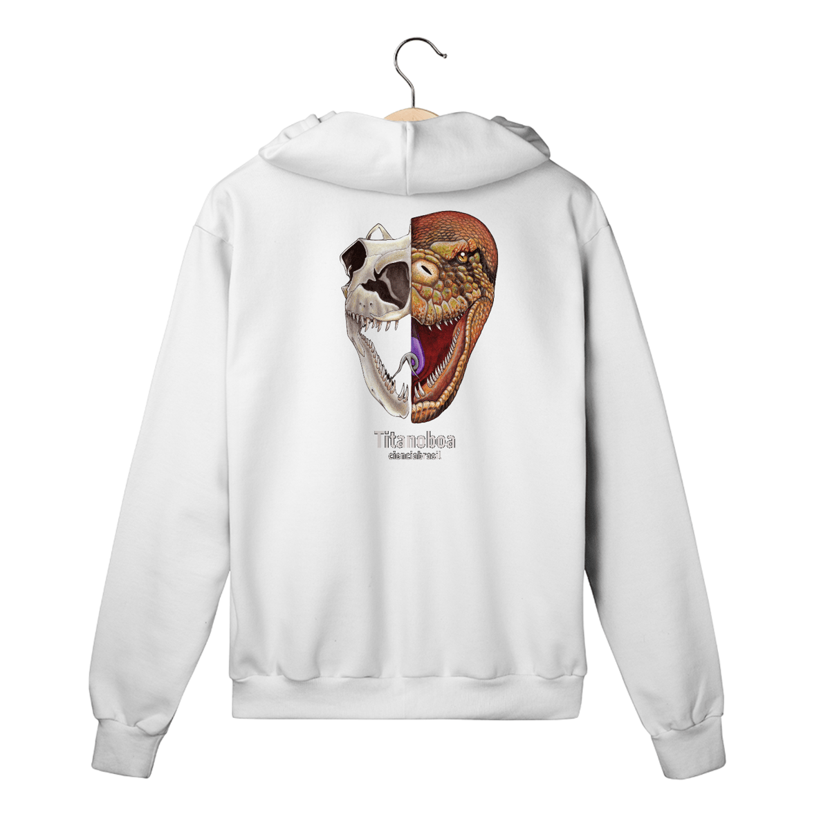Nome do produto: Moletom Com Zíper Titanoboa