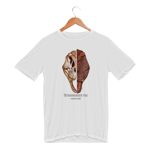 T-Shirt Sport Dry UV Tiranossauro