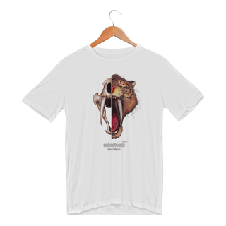 Nome do produto T-Shirt Sport Dry UV Tigre dentes-de-sabre