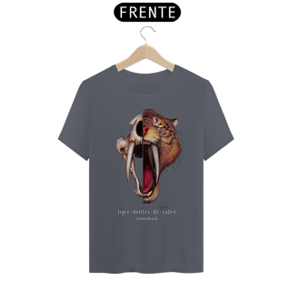 Nome do produto T-Shirt Classic caras Tigre-dentes-de-sabre
