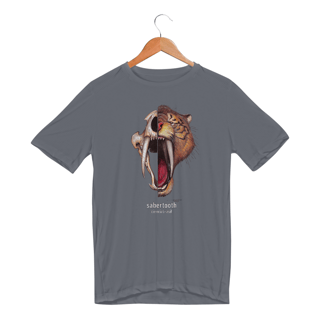 Nome do produto T-Shirt Sport Dry UV Tigre dentes-de-sabre