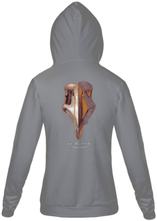 Nome do produto Moletom com zipper Unissex ave-do-terror