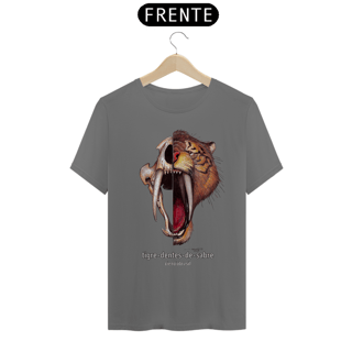 Nome do produto T-Shirt Estonada caras Tigre-dentes-de-sabre