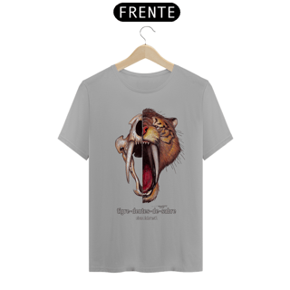 Nome do produto T-Shirt Classic caras Tigre-dentes-de-sabre
