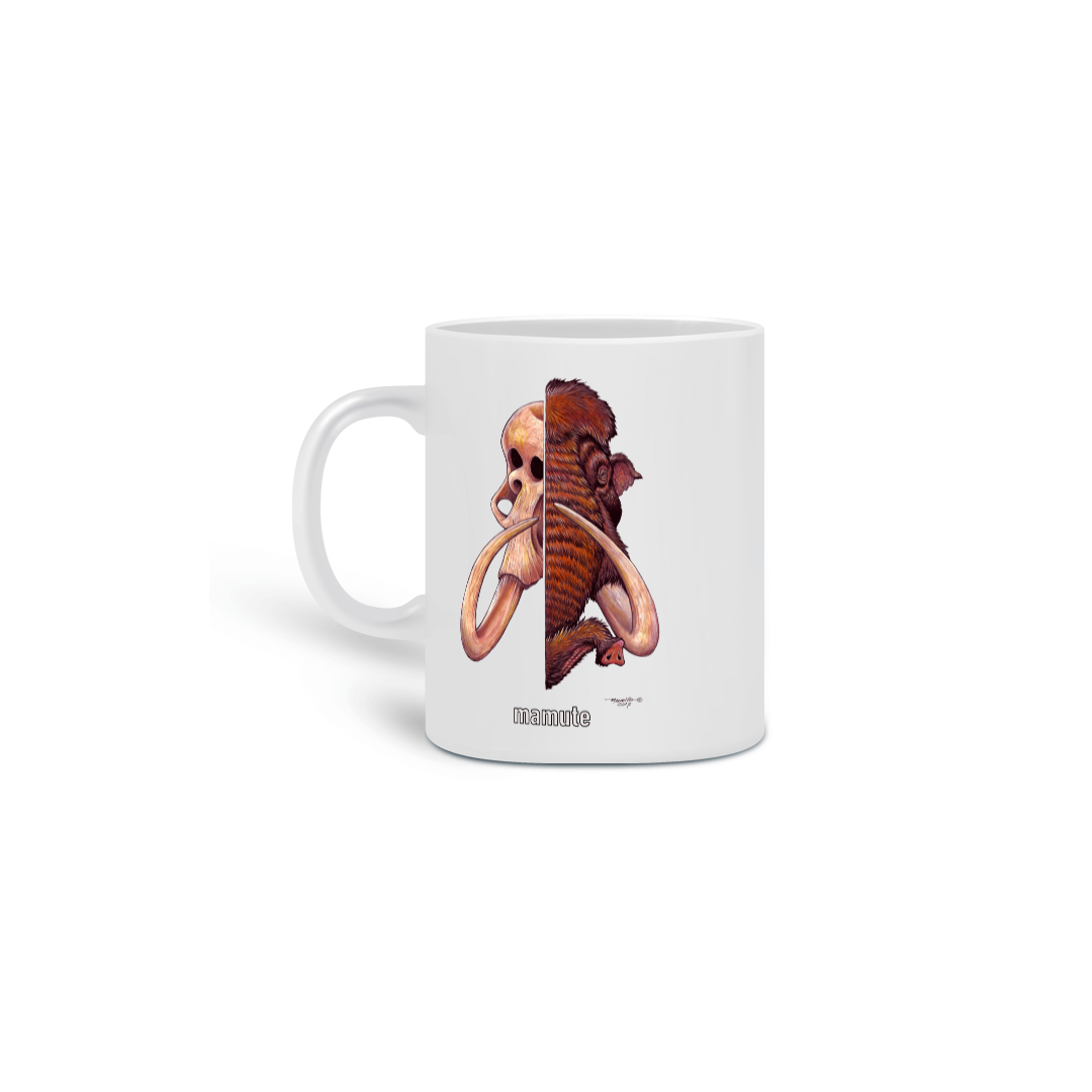 caneca caras mamute