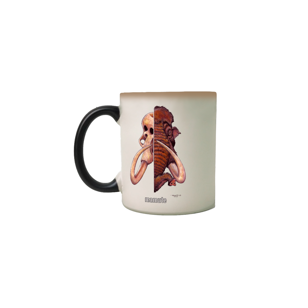Nome do produto: caneca mágica caras mamute