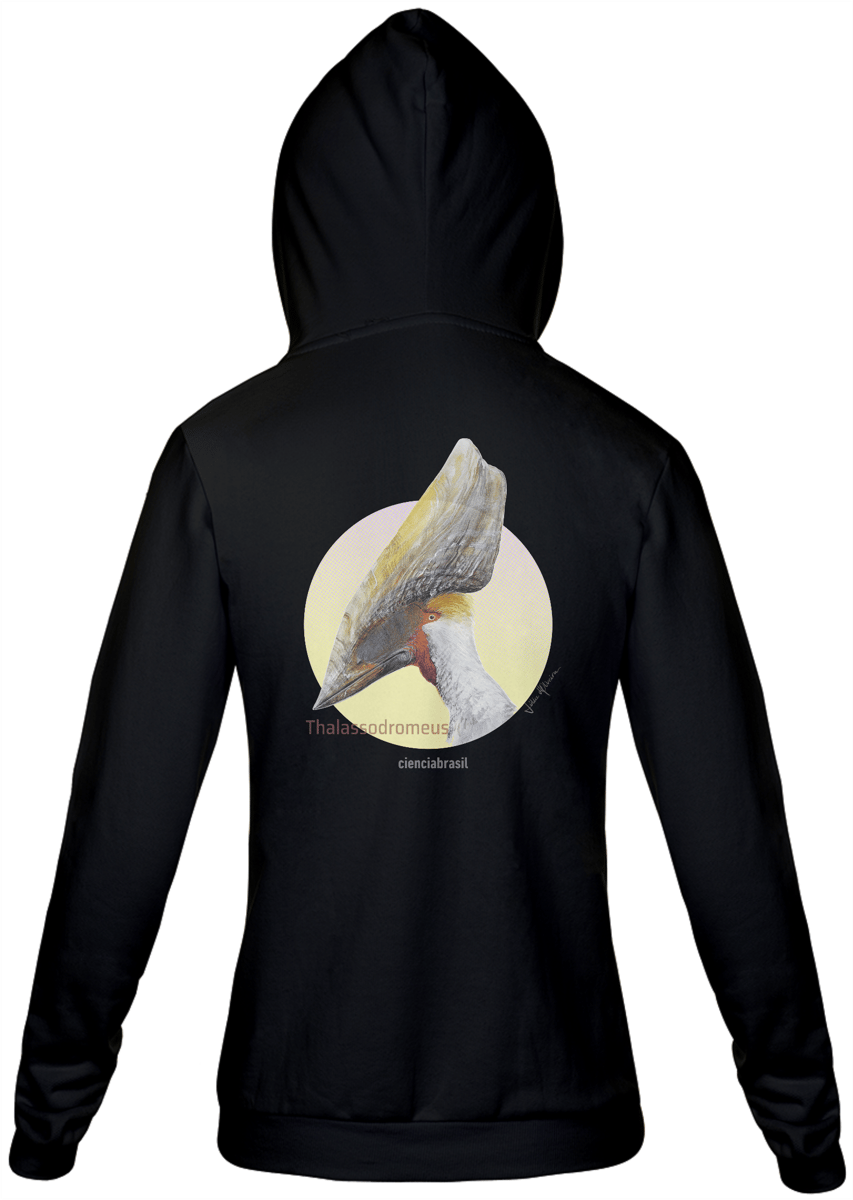 Nome do produto: Moletom com zipper Unissex Thalassodromeus