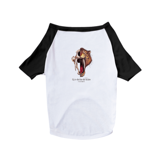 Nome do produto camisa pet dog caras Tigre-dentes-de-sabre