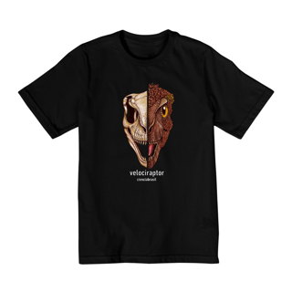 Nome do produto T-Shirt Quality Infantil (2 a 8) caras Velociraptor